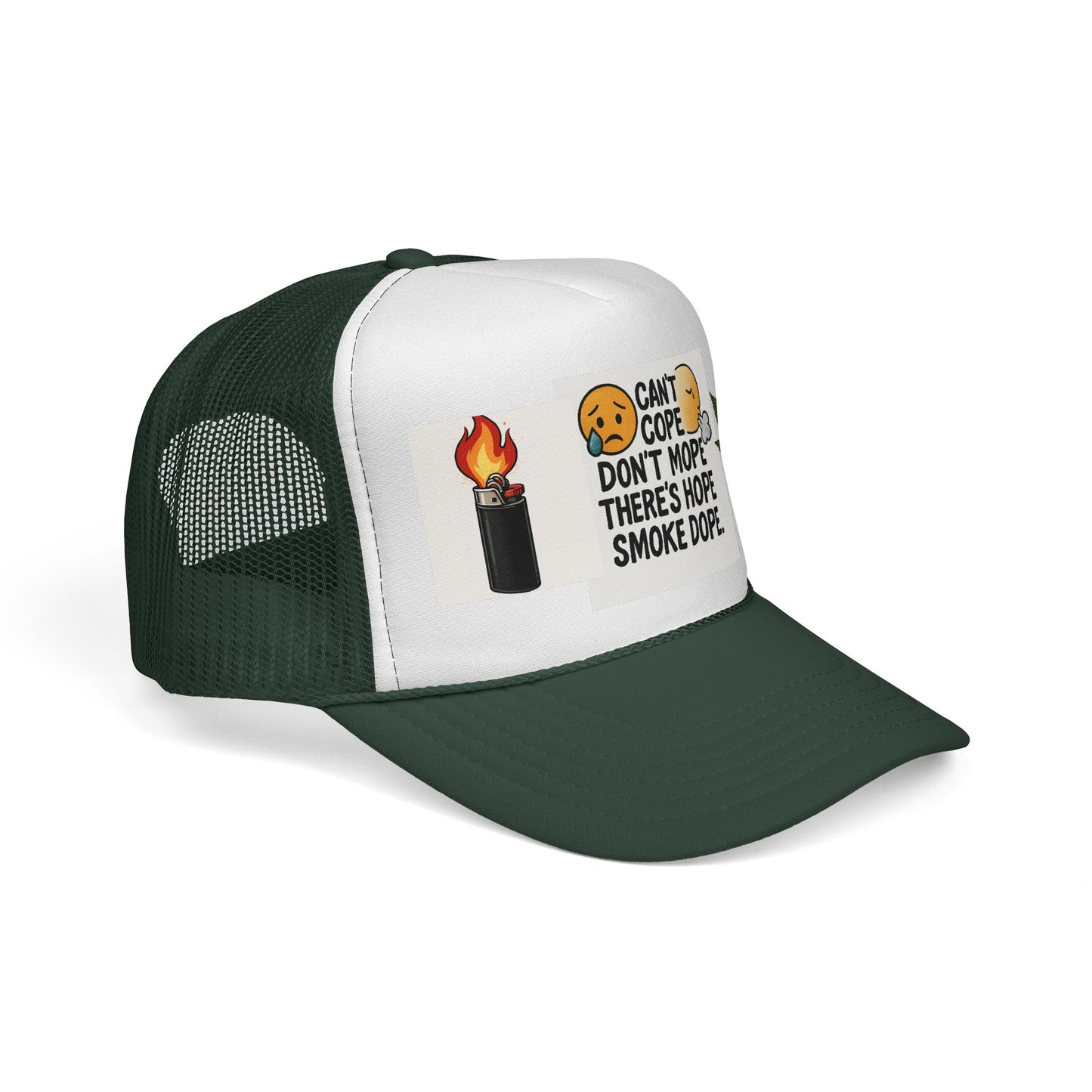 Inspirational Trucker Cap | Humor & Hope | Gifts for Smokers | Casual Wear | Unique Accessories