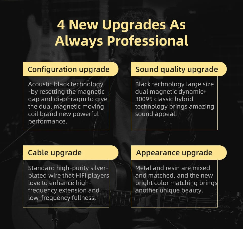 KZ ZSN Pro X 1DD 1BA Metal HIFI In Ear Earphone Bass Earbuds Hybrid Driver Sport Headset Very Low Voice For ZSX ZAX ASX EDX Z1
