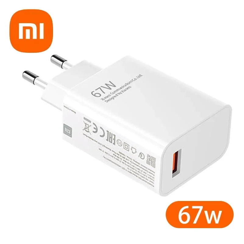 Xiaomi 120W Original Charger Fast Charge 120W 67W 33W EU Wall Gan Charger Adapter For Redmi Note 12 13 Pro Plus Mi 14 13 Cable