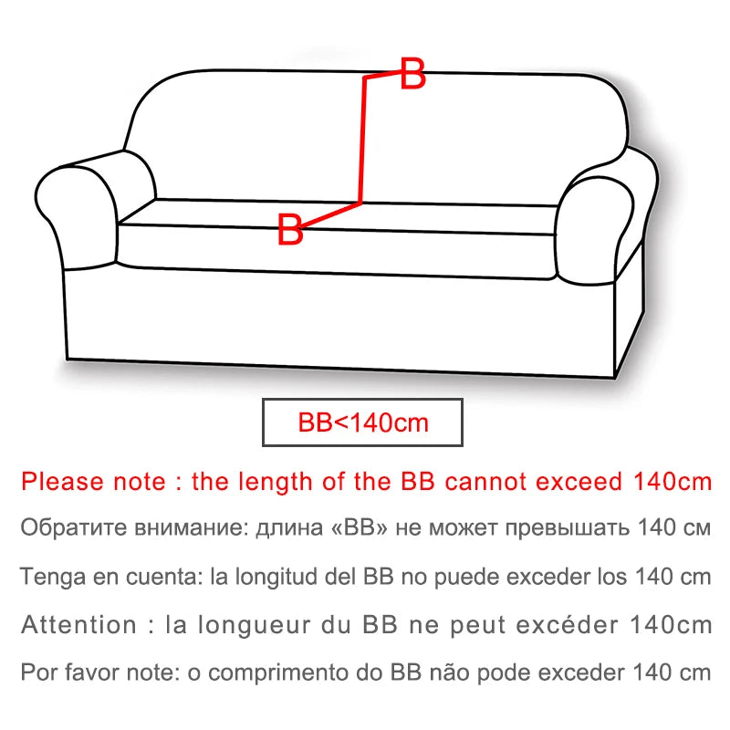 Jacquard Sofa Cover For Living Room Elastic Thick Jacquard Sofa Cover For Sofa L-shaped Corner Sofa Covers 1/2/3/4/5 Seater