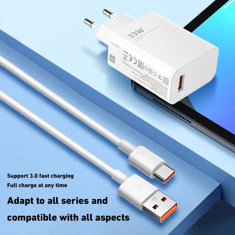 Xiaomi 120W Original Charger Fast Charge 120W 67W 33W EU Wall Gan Charger Adapter For Redmi Note 12 13 Pro Plus Mi 14 13 Cable