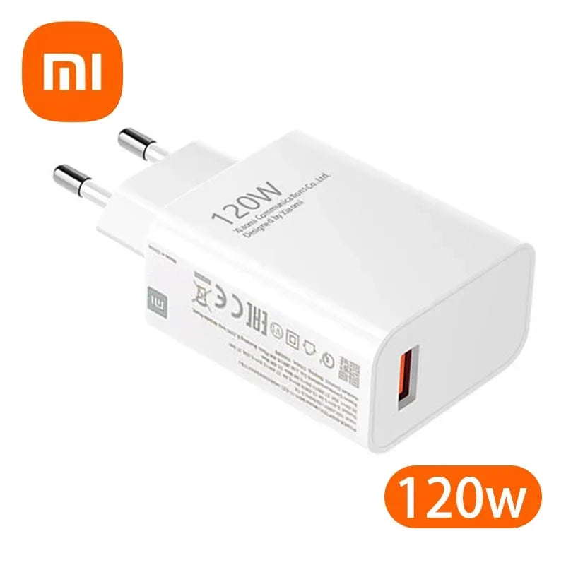 Xiaomi 120W Original Charger Fast Charge 120W 67W 33W EU Wall Gan Charger Adapter For Redmi Note 12 13 Pro Plus Mi 14 13 Cable