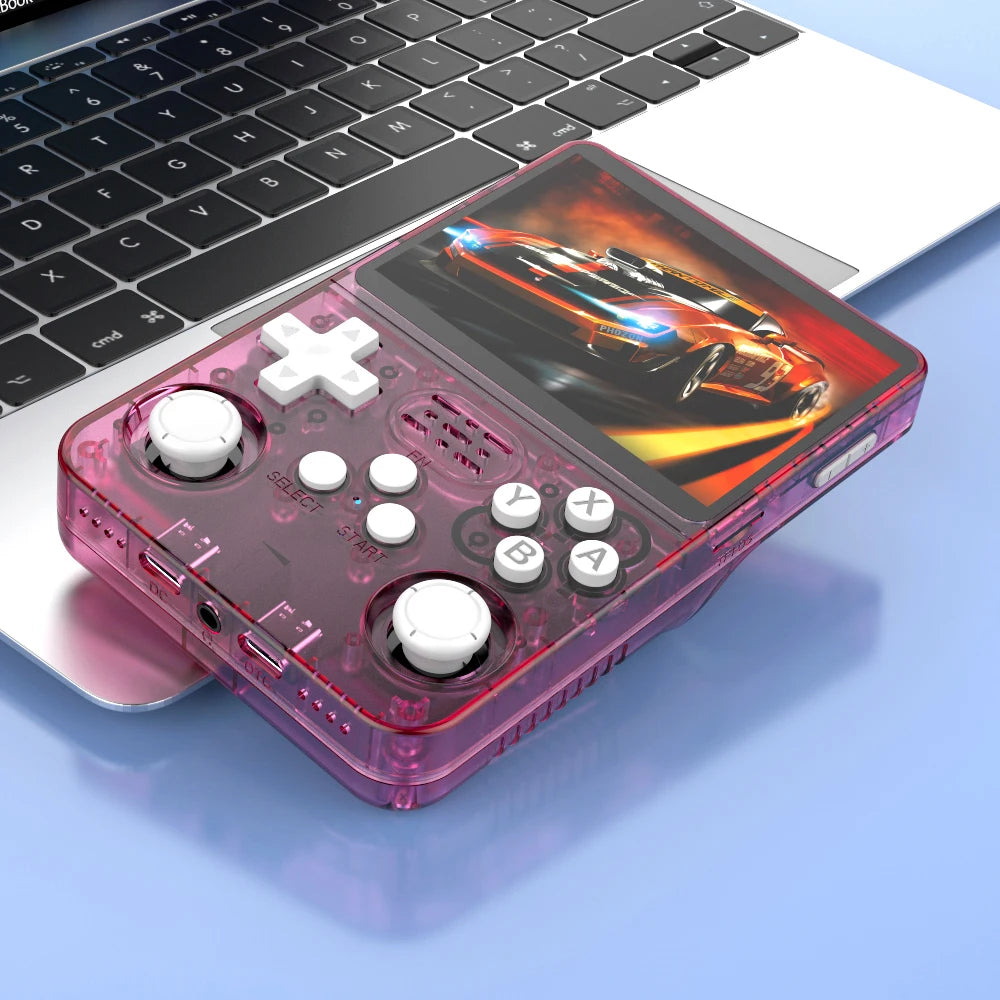 BOYHOM 256G/128G/64G R36S ARKOS 2.0 Retro Handheld Game Console 3.5'' IPS screen,Portable Pocket Game Player for children gift