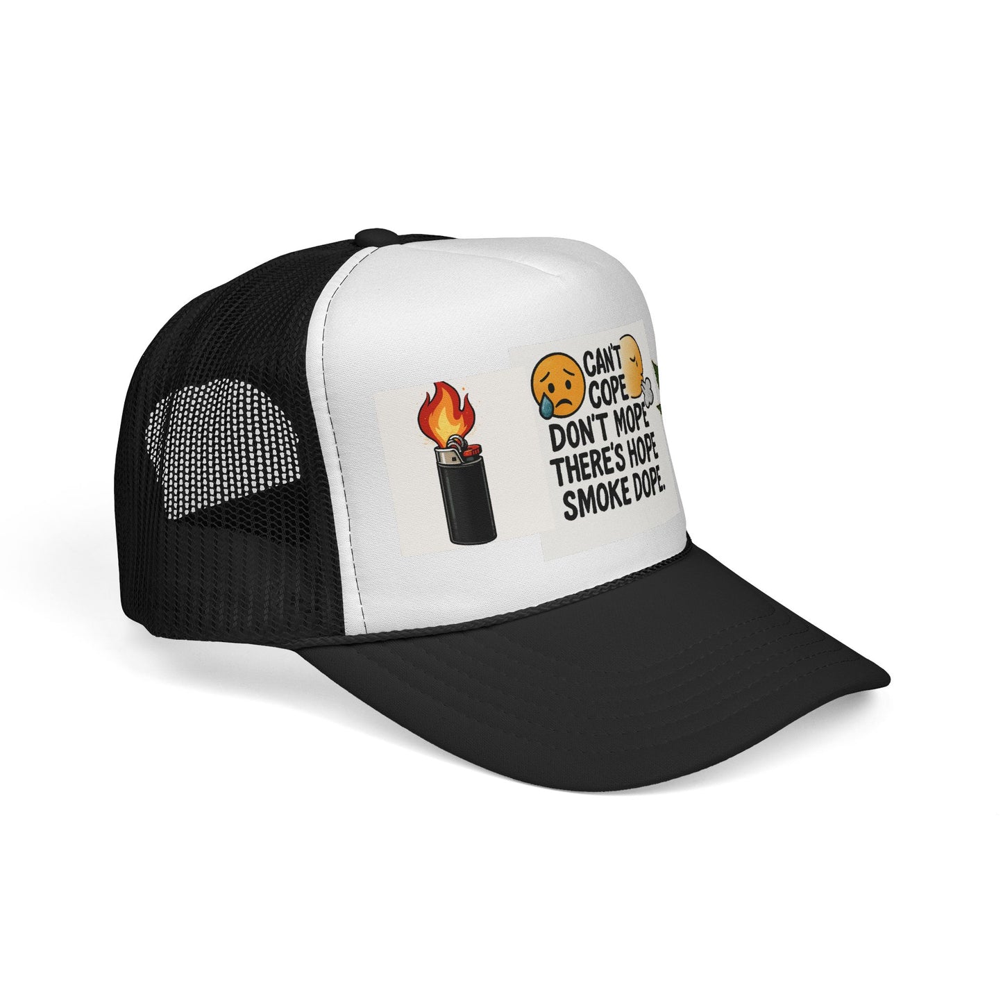 Inspirational Trucker Cap | Humor & Hope | Gifts for Smokers | Casual Wear | Unique Accessories