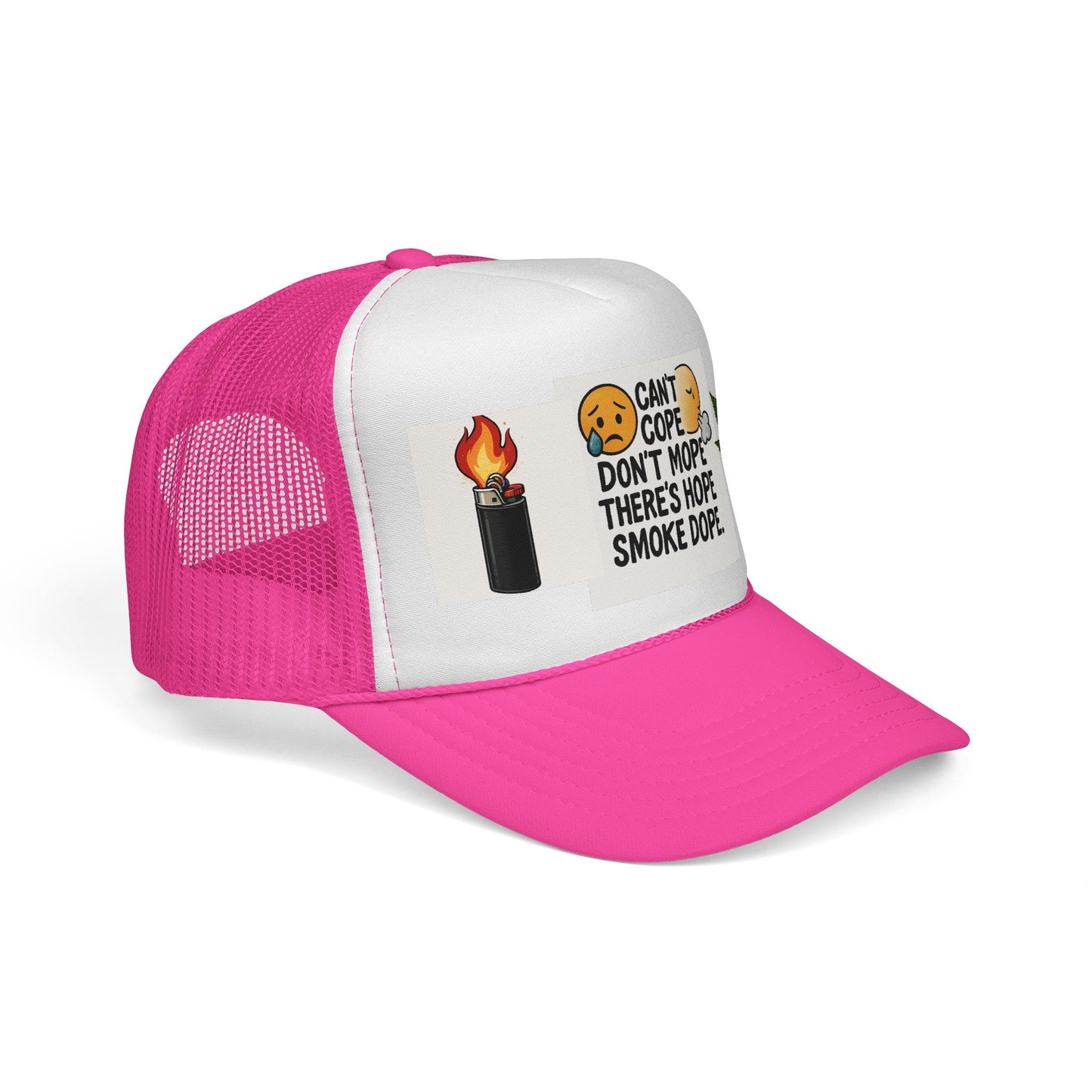 Inspirational Trucker Cap | Humor & Hope | Gifts for Smokers | Casual Wear | Unique Accessories