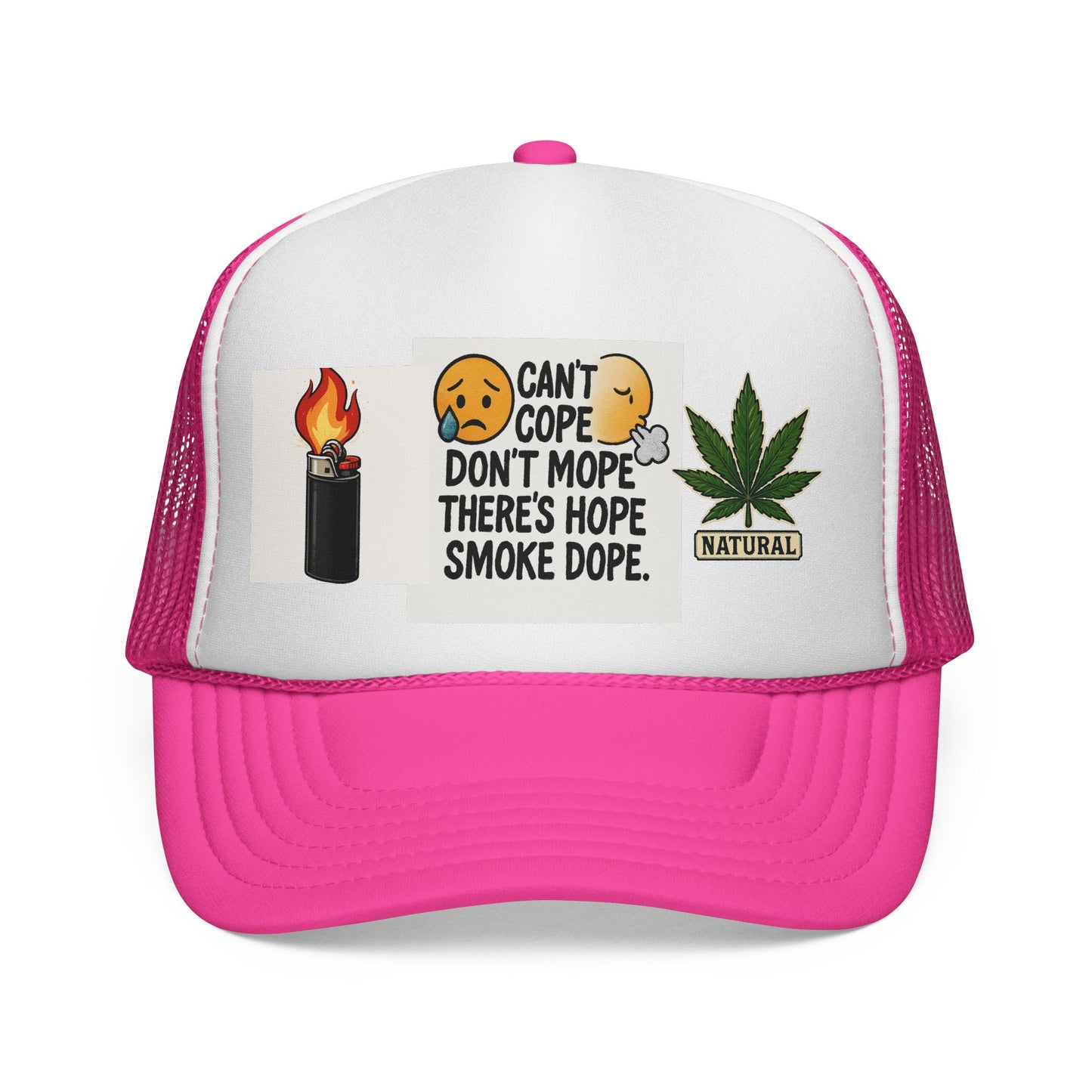 Inspirational Trucker Cap | Humor & Hope | Gifts for Smokers | Casual Wear | Unique Accessories