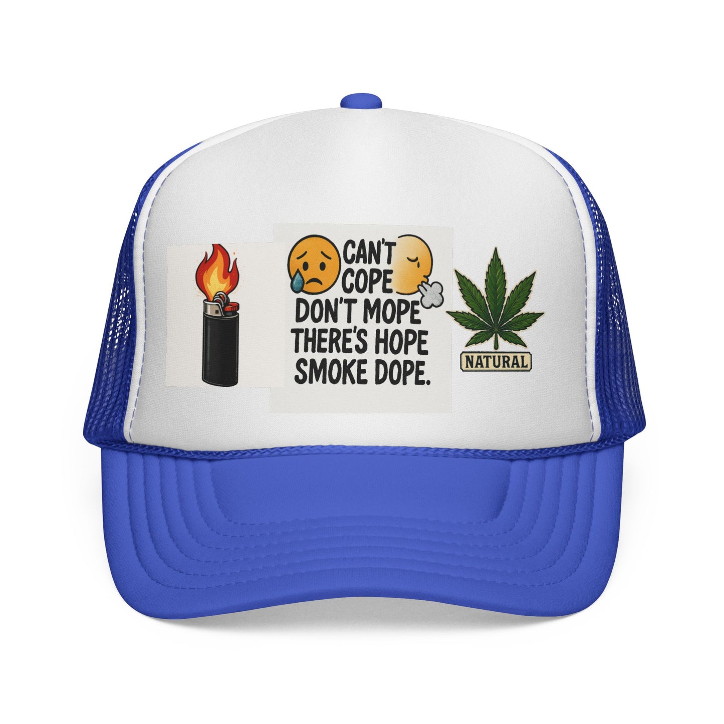 Inspirational Trucker Cap | Humor & Hope | Gifts for Smokers | Casual Wear | Unique Accessories